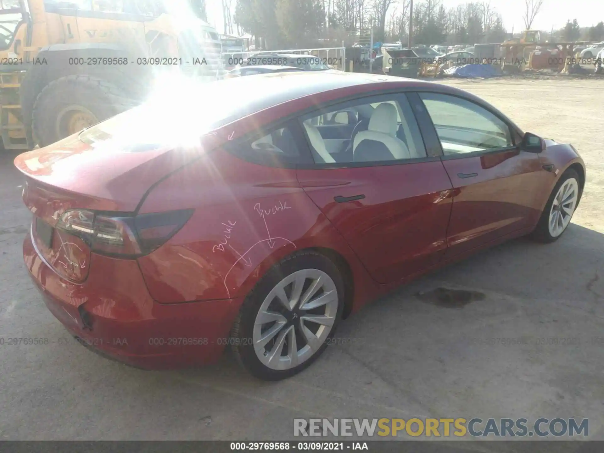 4 Photograph of a damaged car 5YJ3E1EB1MF848989 TESLA MODEL 3 2021