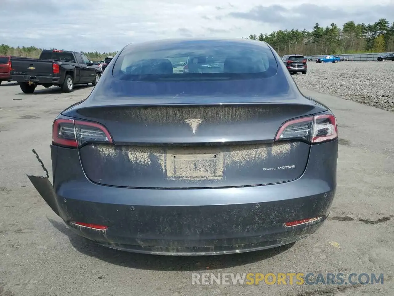6 Photograph of a damaged car 5YJ3E1EB1MF850239 TESLA MODEL 3 2021