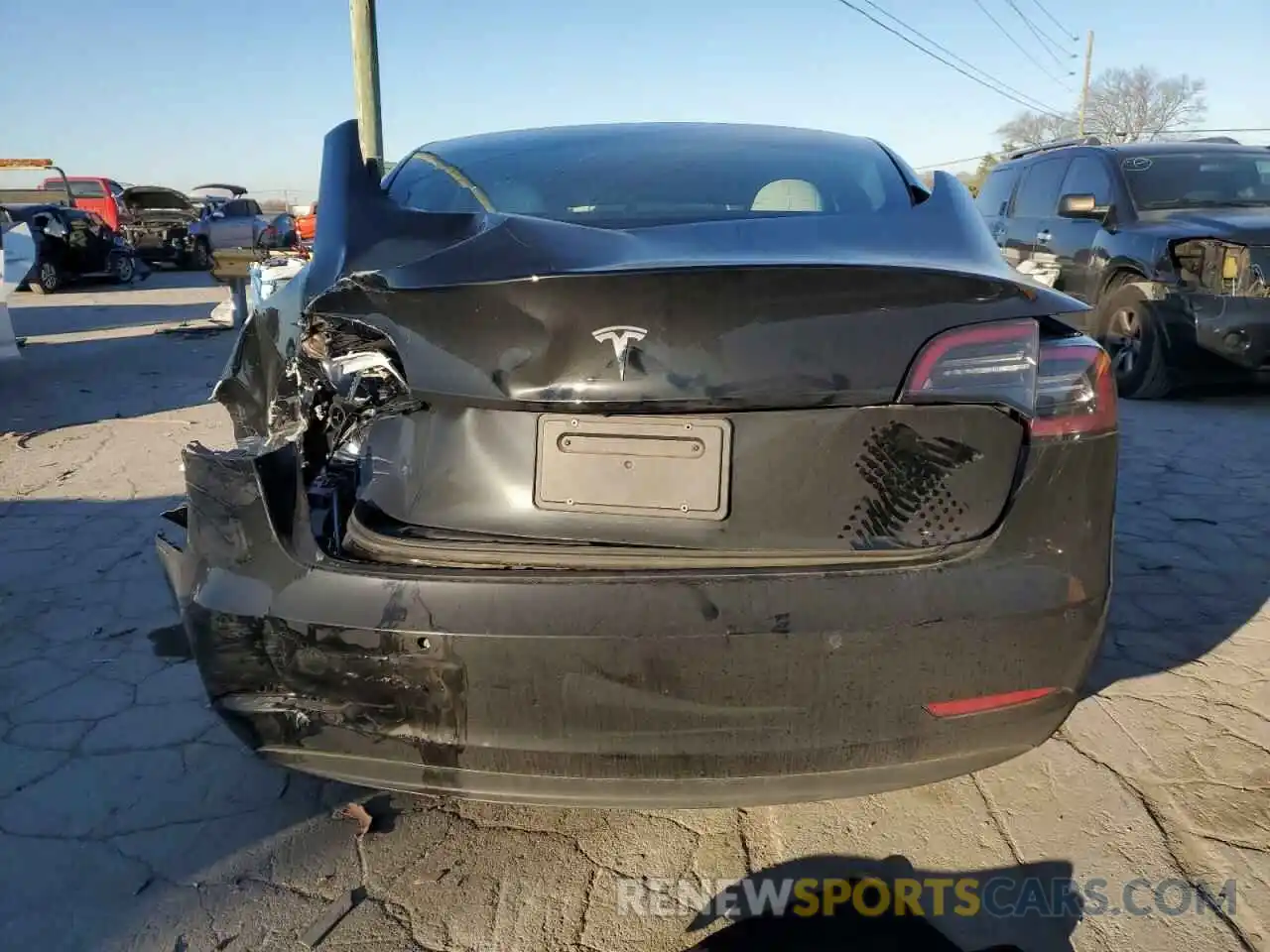 6 Photograph of a damaged car 5YJ3E1EB1MF856204 TESLA MODEL 3 2021