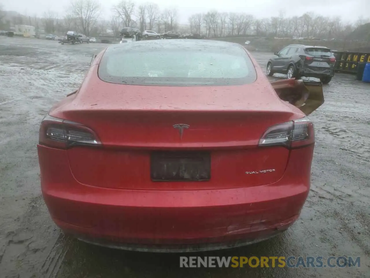 6 Photograph of a damaged car 5YJ3E1EB1MF903408 TESLA MODEL 3 2021