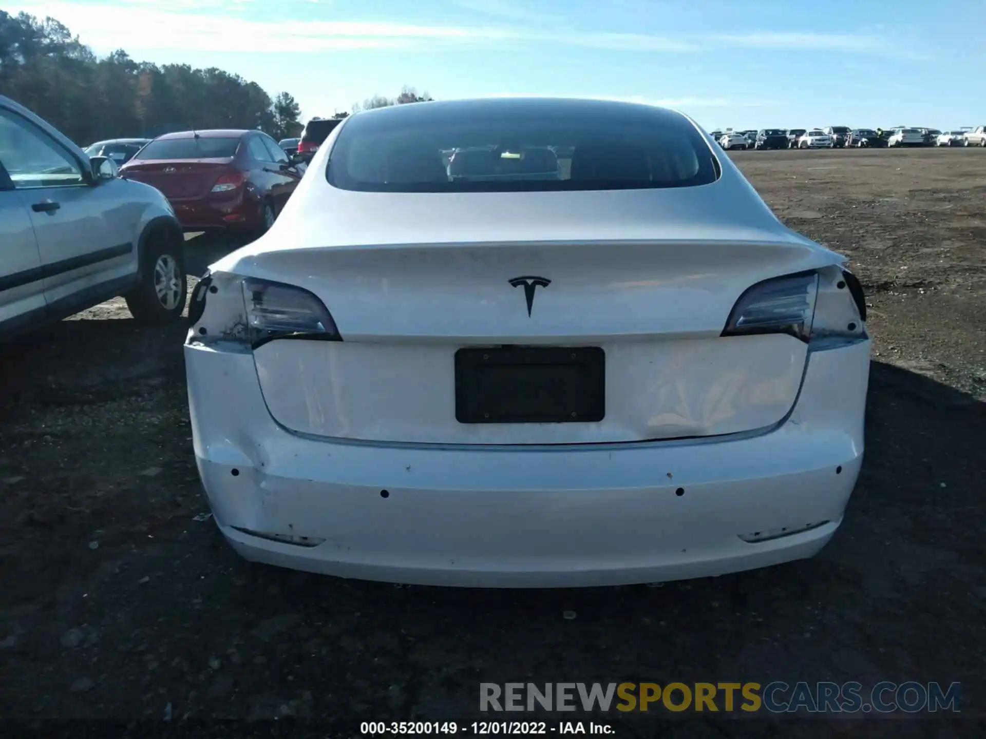 6 Photograph of a damaged car 5YJ3E1EB1MF915509 TESLA MODEL 3 2021