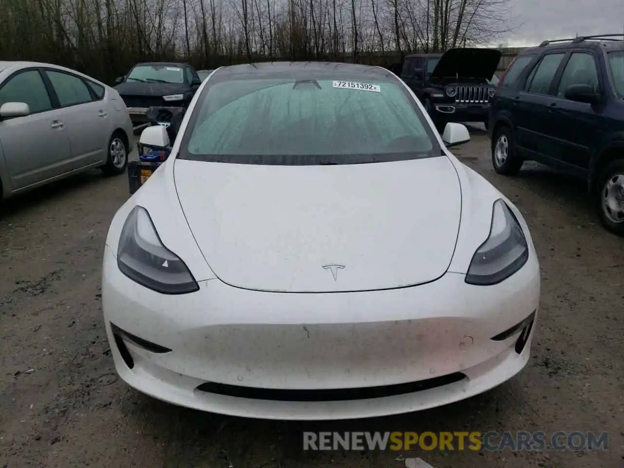 5 Photograph of a damaged car 5YJ3E1EB1MF928177 TESLA MODEL 3 2021