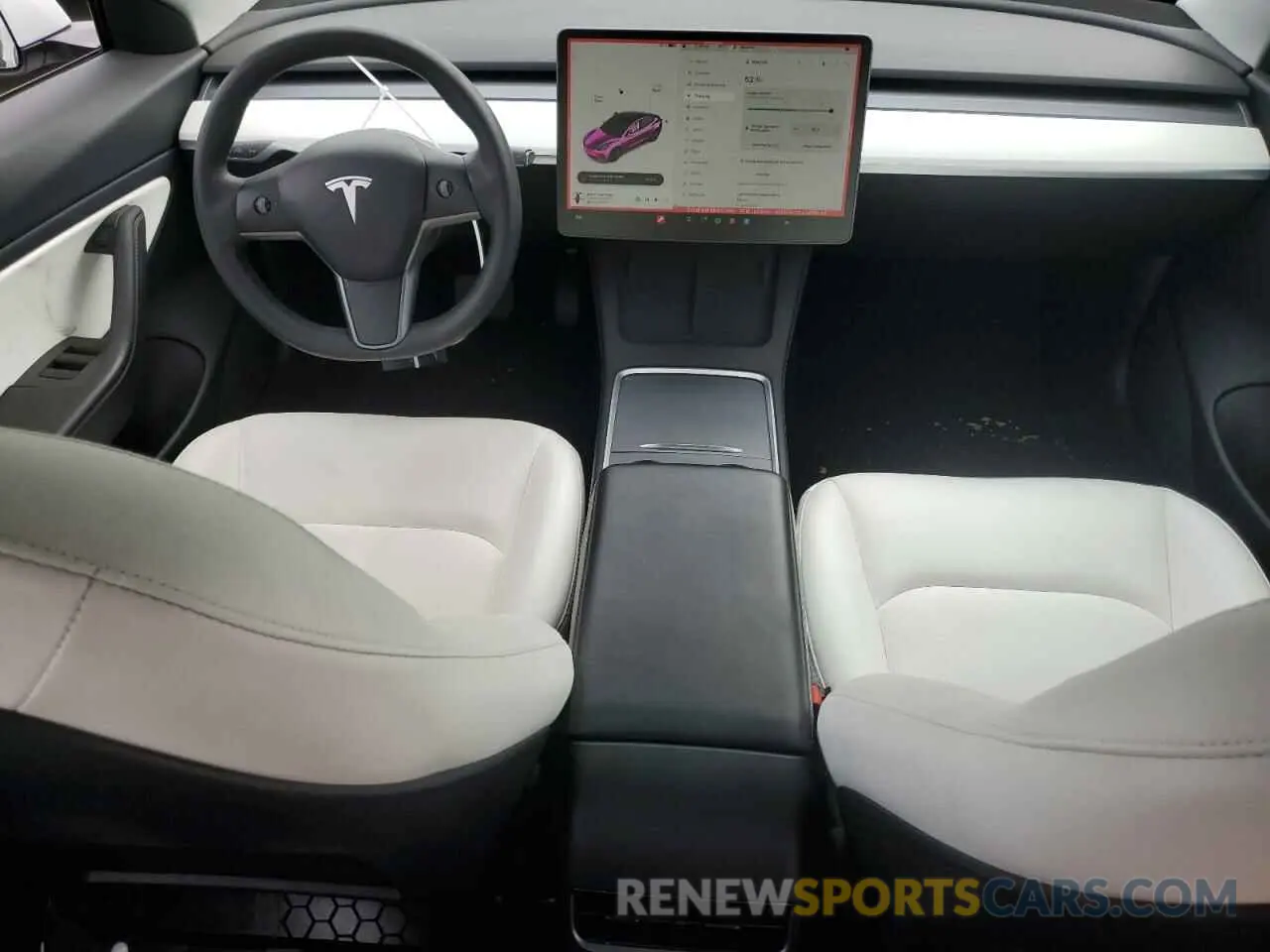 8 Photograph of a damaged car 5YJ3E1EB1MF937669 TESLA MODEL 3 2021