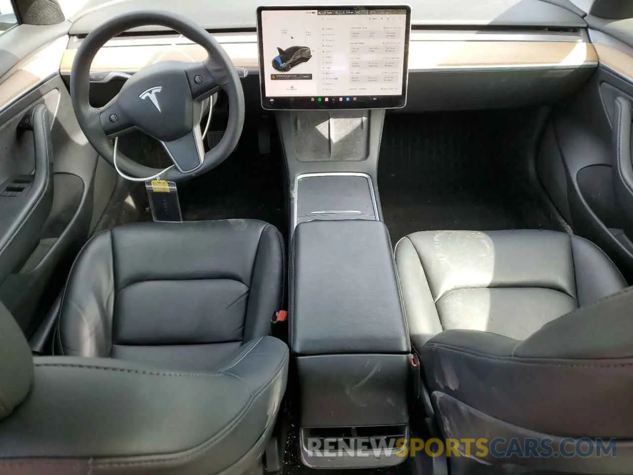 8 Photograph of a damaged car 5YJ3E1EB1MF973863 TESLA MODEL 3 2021
