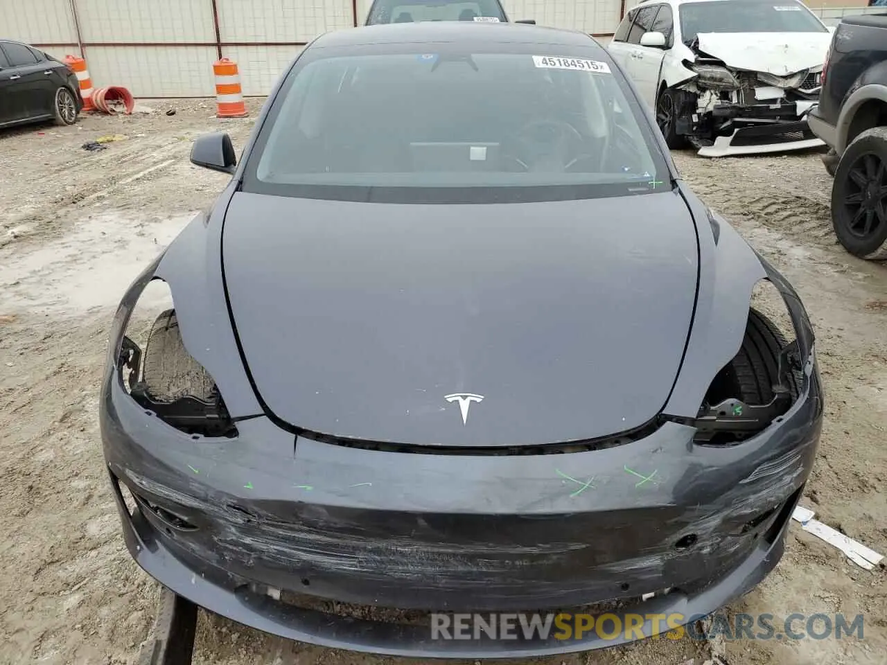 5 Photograph of a damaged car 5YJ3E1EB1MF974852 TESLA MODEL 3 2021