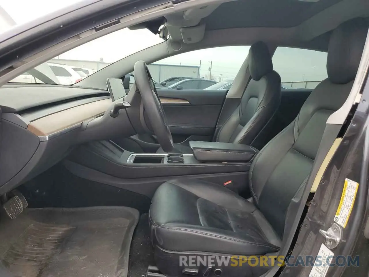 7 Photograph of a damaged car 5YJ3E1EB1MF974852 TESLA MODEL 3 2021