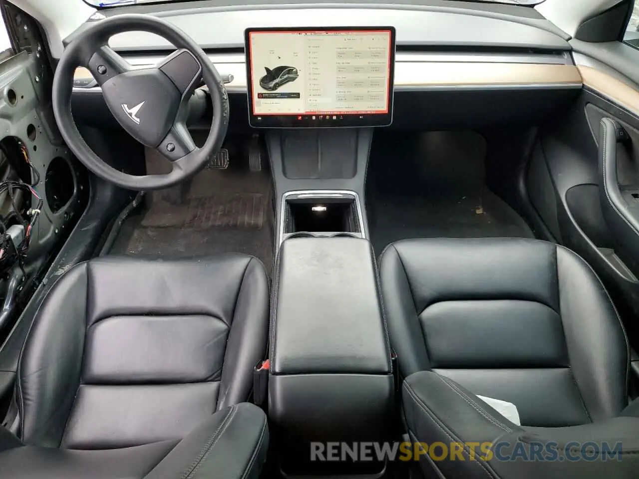 8 Photograph of a damaged car 5YJ3E1EB1MF974852 TESLA MODEL 3 2021