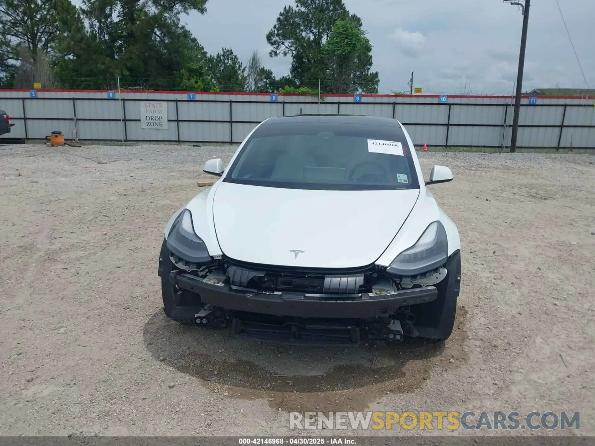 13 Photograph of a damaged car 5YJ3E1EB1MF975824 TESLA MODEL 3 2021