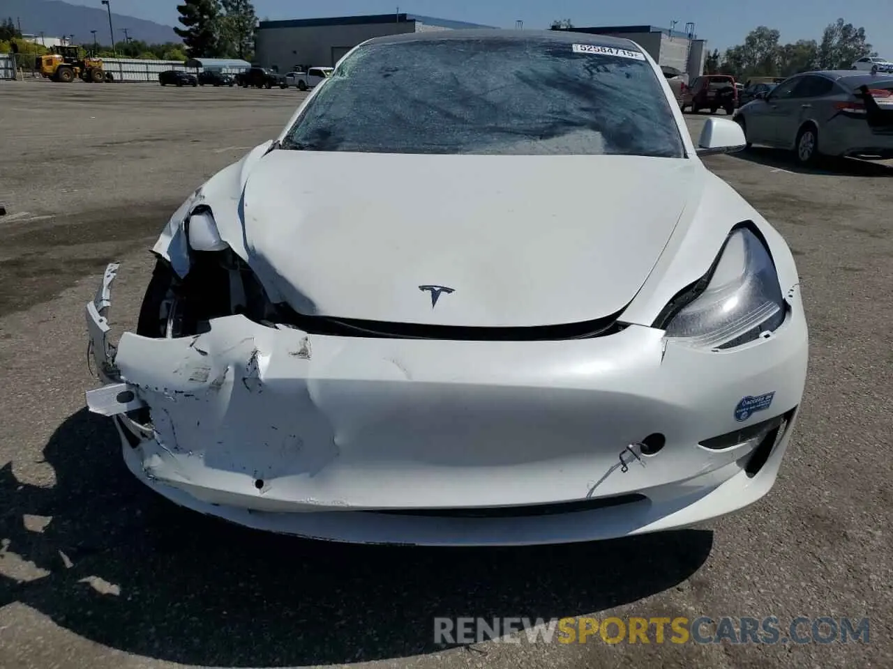 5 Photograph of a damaged car 5YJ3E1EB2MF007067 TESLA MODEL 3 2021