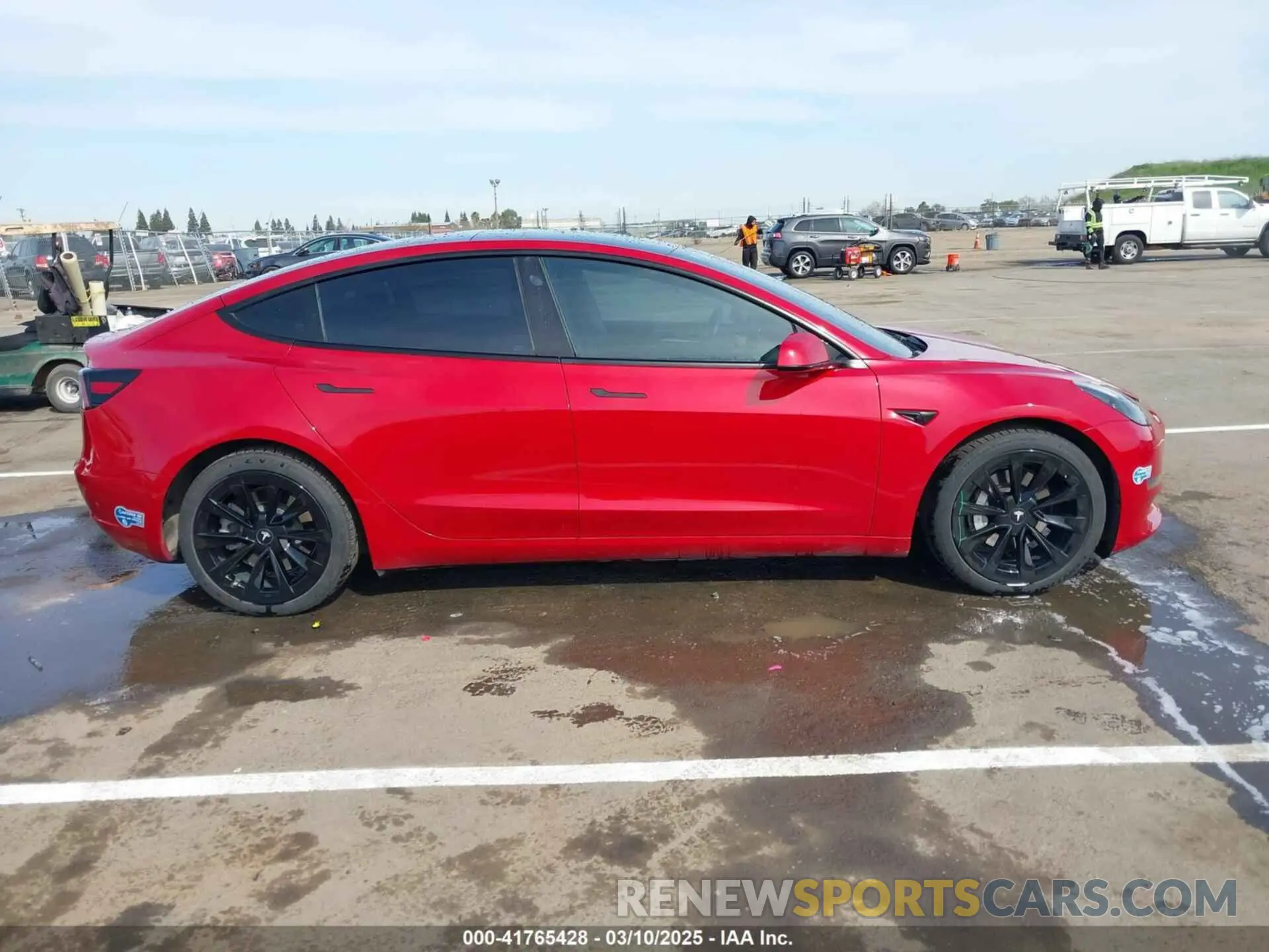 13 Photograph of a damaged car 5YJ3E1EB2MF015279 TESLA MODEL 3 2021