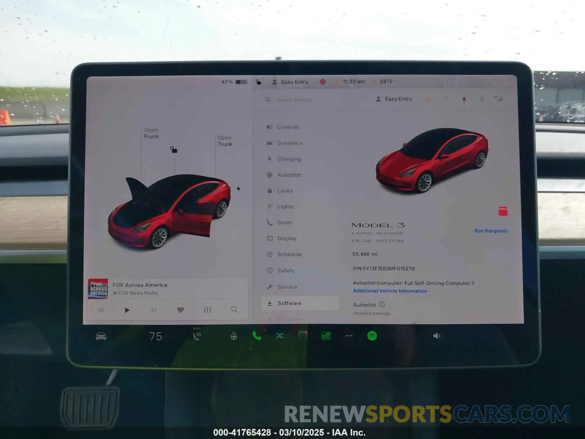 18 Photograph of a damaged car 5YJ3E1EB2MF015279 TESLA MODEL 3 2021