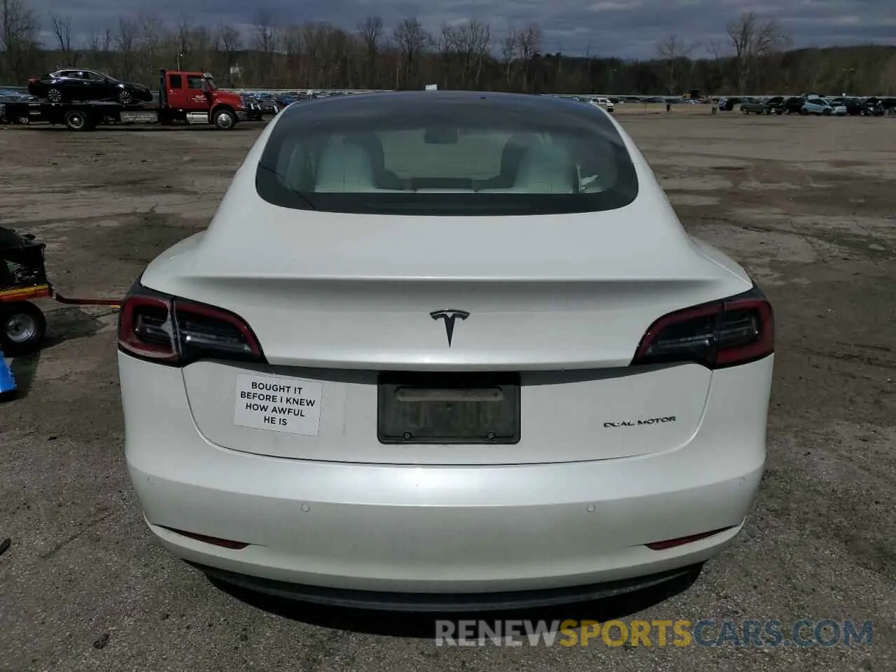 6 Photograph of a damaged car 5YJ3E1EB2MF032695 TESLA MODEL 3 2021