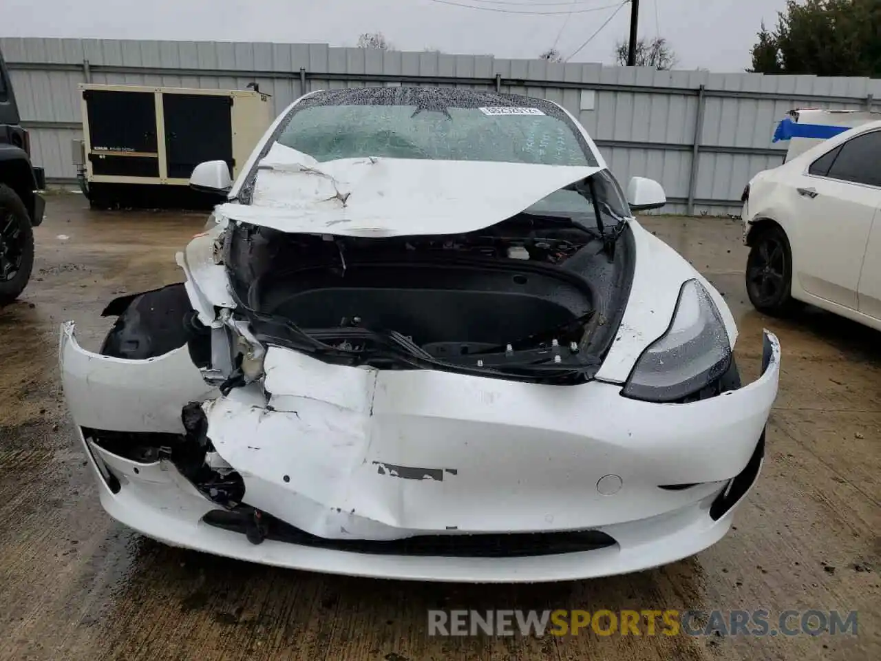 5 Photograph of a damaged car 5YJ3E1EB2MF033474 TESLA MODEL 3 2021