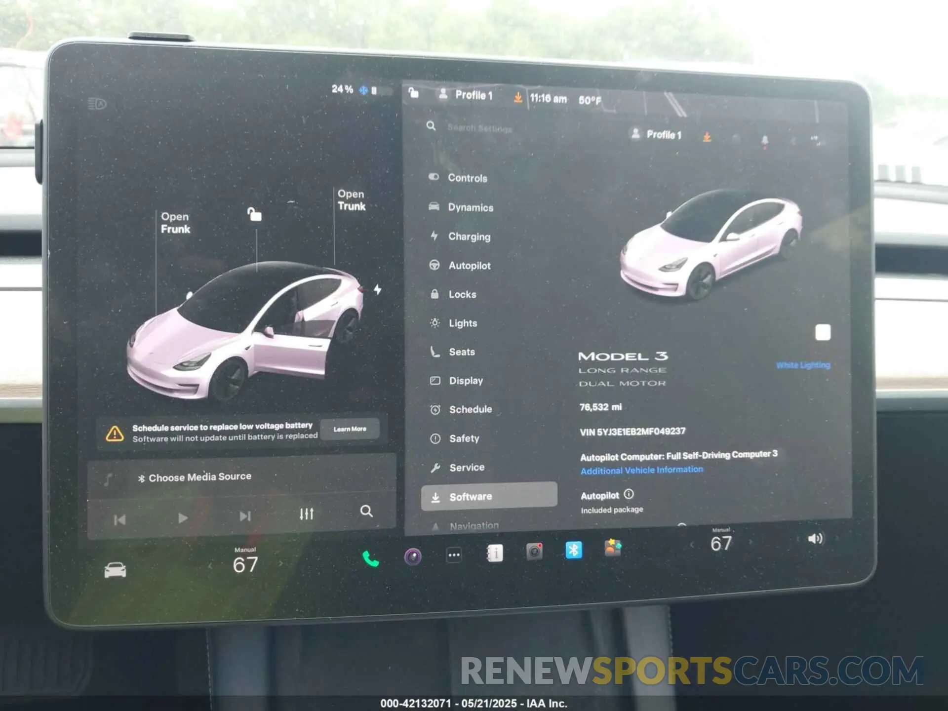 7 Photograph of a damaged car 5YJ3E1EB2MF049237 TESLA MODEL 3 2021