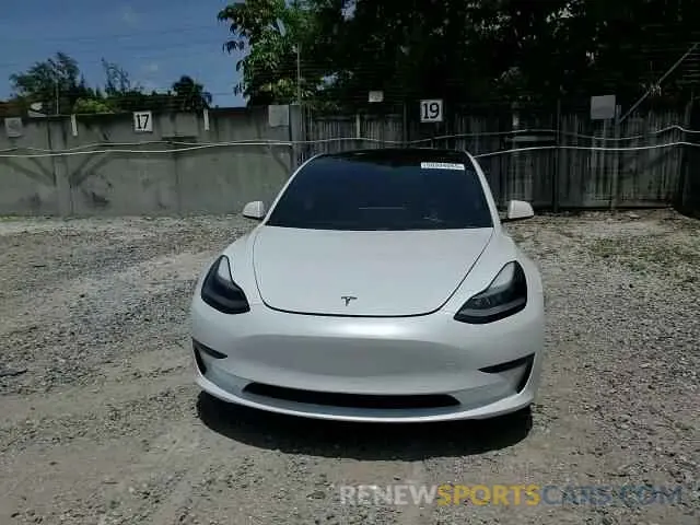 13 Photograph of a damaged car 5YJ3E1EB2MF054518 TESLA MODEL 3 2021
