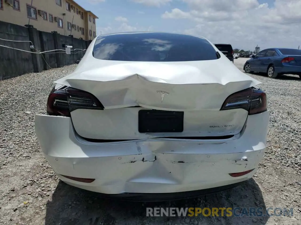 6 Photograph of a damaged car 5YJ3E1EB2MF054518 TESLA MODEL 3 2021