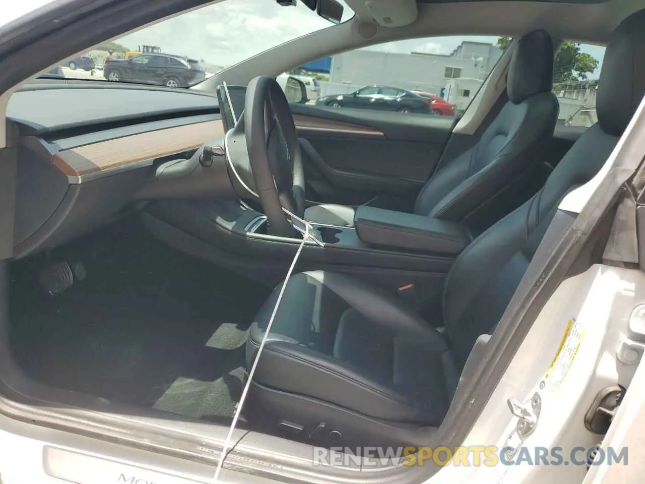 7 Photograph of a damaged car 5YJ3E1EB2MF054518 TESLA MODEL 3 2021
