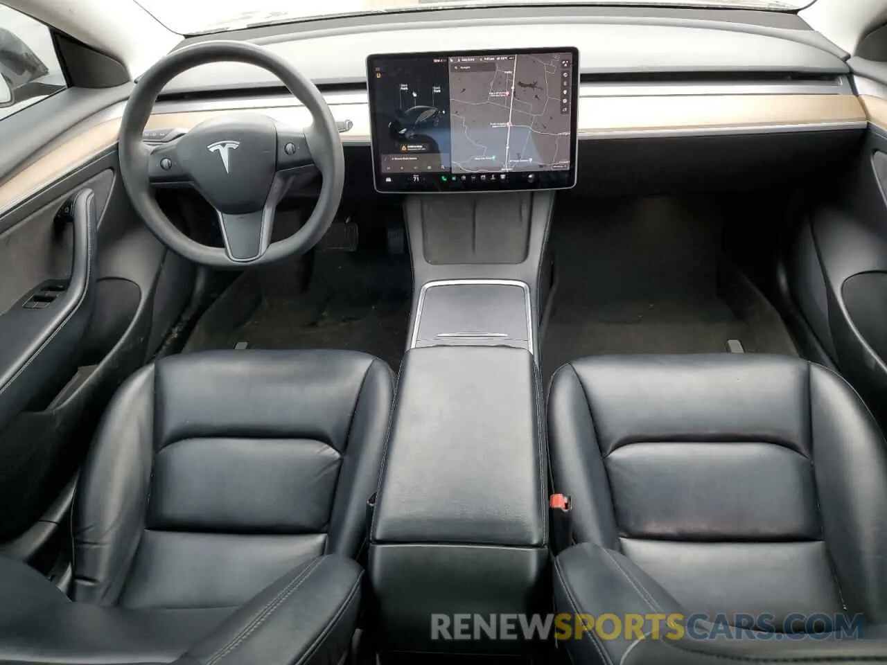 8 Photograph of a damaged car 5YJ3E1EB2MF055958 TESLA MODEL 3 2021
