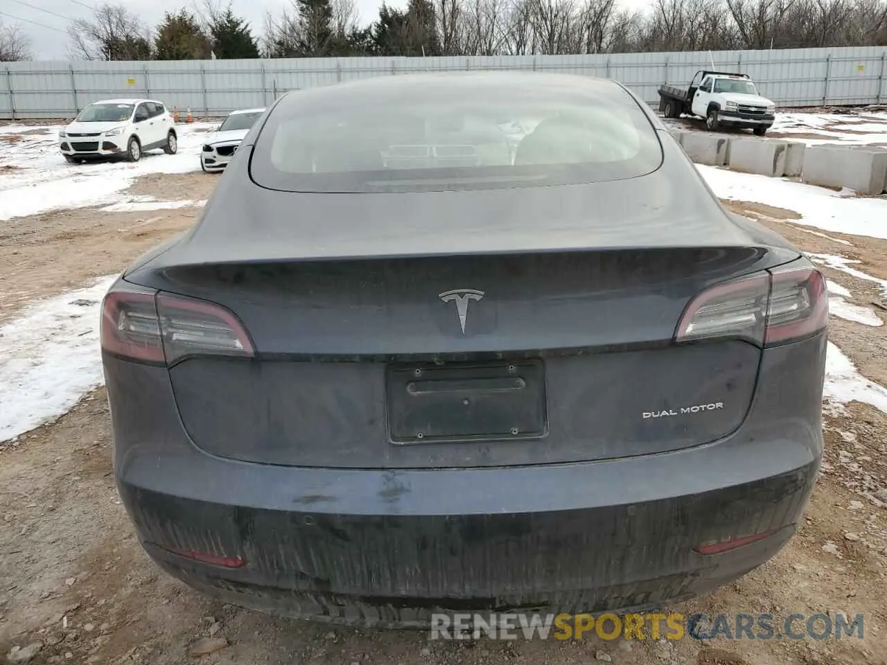 6 Photograph of a damaged car 5YJ3E1EB2MF065535 TESLA MODEL 3 2021