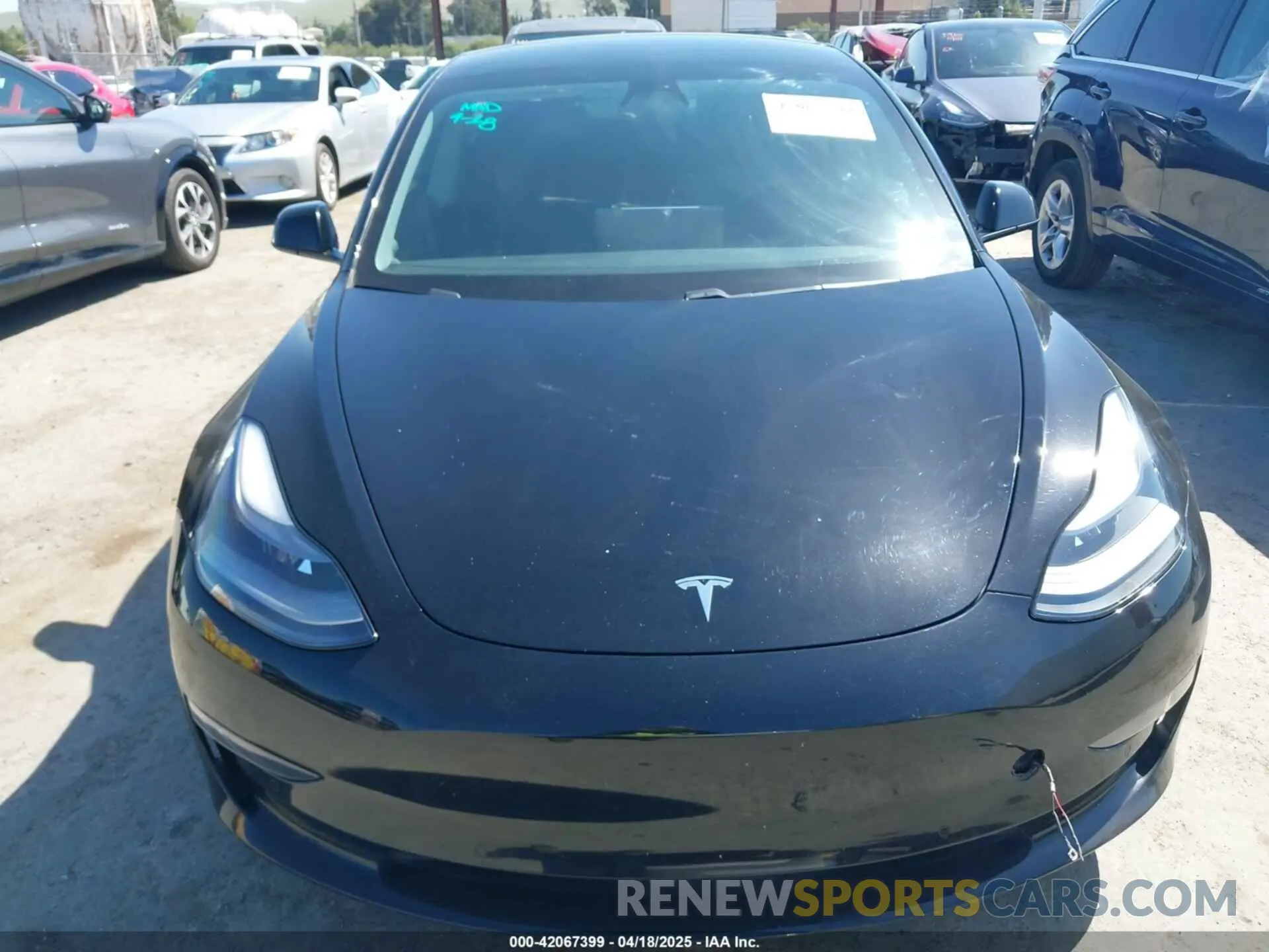 6 Photograph of a damaged car 5YJ3E1EB2MF065583 TESLA MODEL 3 2021