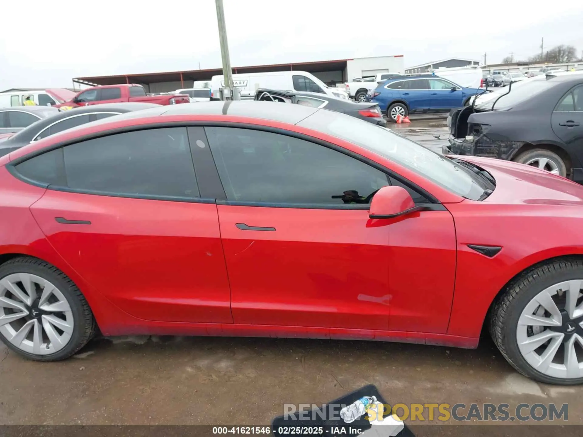 13 Photograph of a damaged car 5YJ3E1EB2MF079595 TESLA MODEL 3 2021
