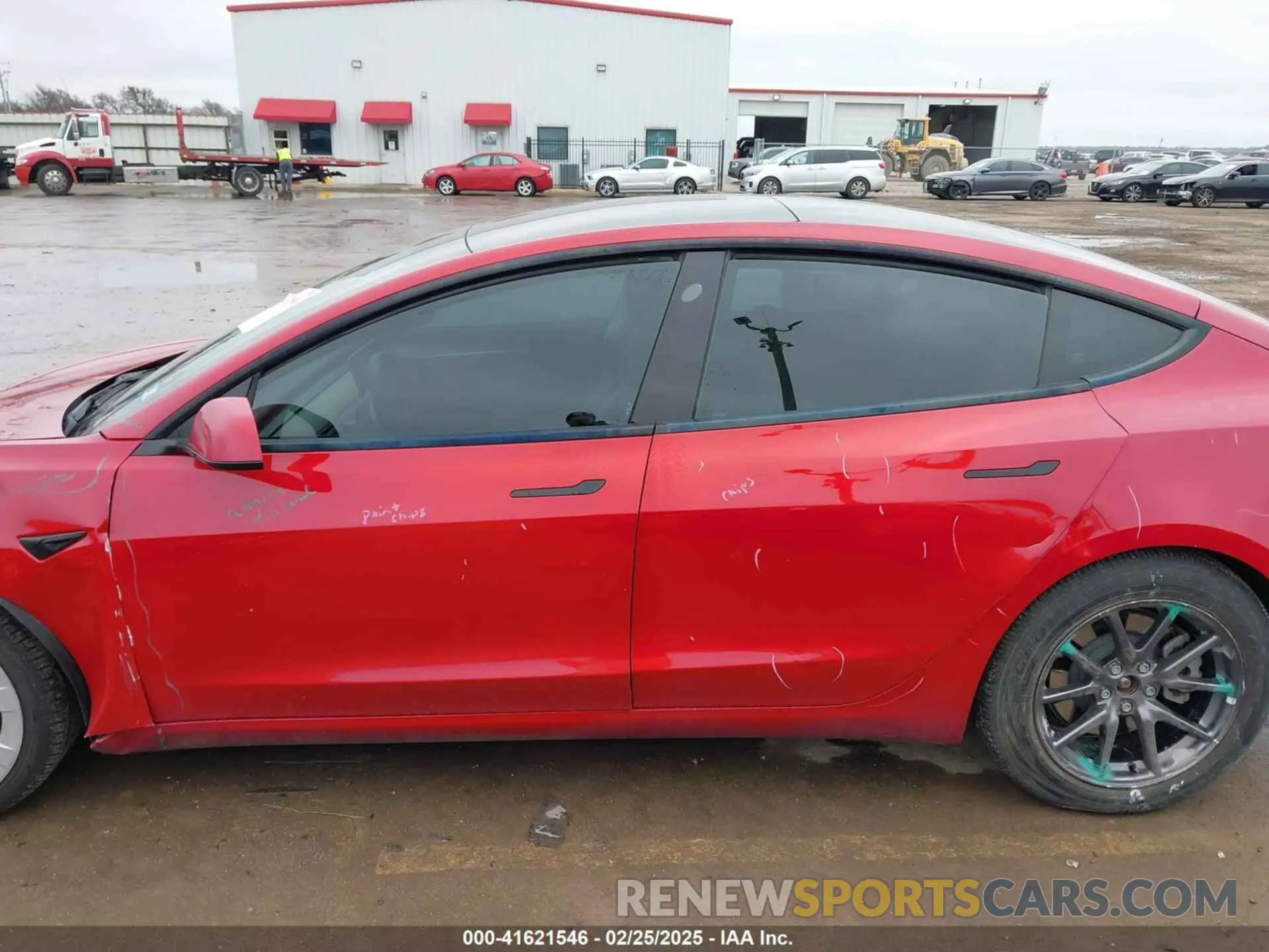 14 Photograph of a damaged car 5YJ3E1EB2MF079595 TESLA MODEL 3 2021