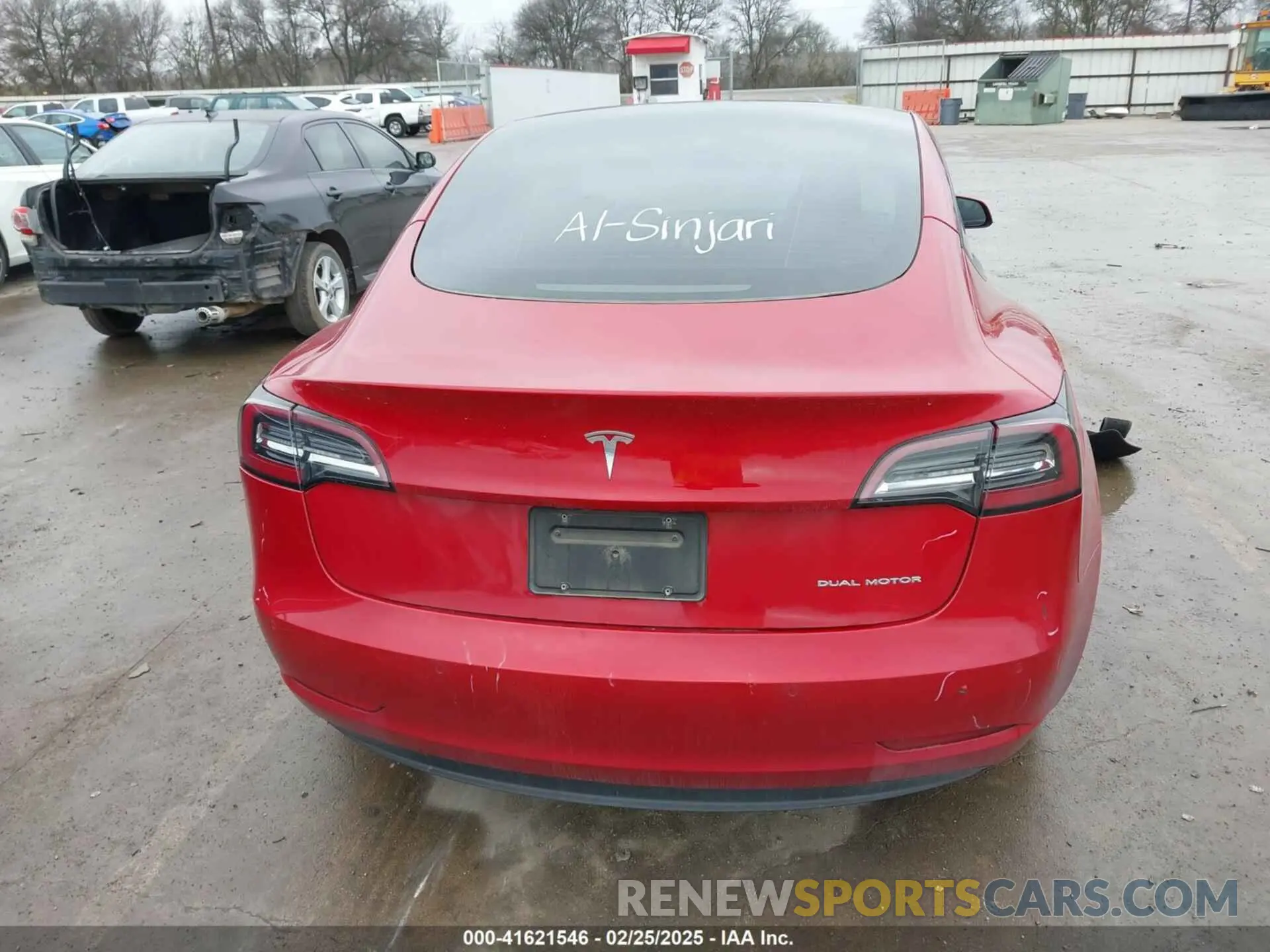 16 Photograph of a damaged car 5YJ3E1EB2MF079595 TESLA MODEL 3 2021