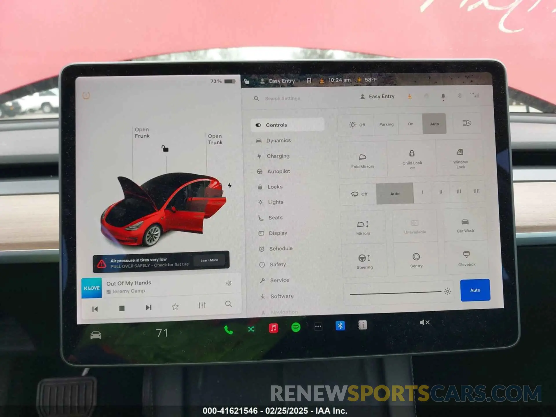18 Photograph of a damaged car 5YJ3E1EB2MF079595 TESLA MODEL 3 2021