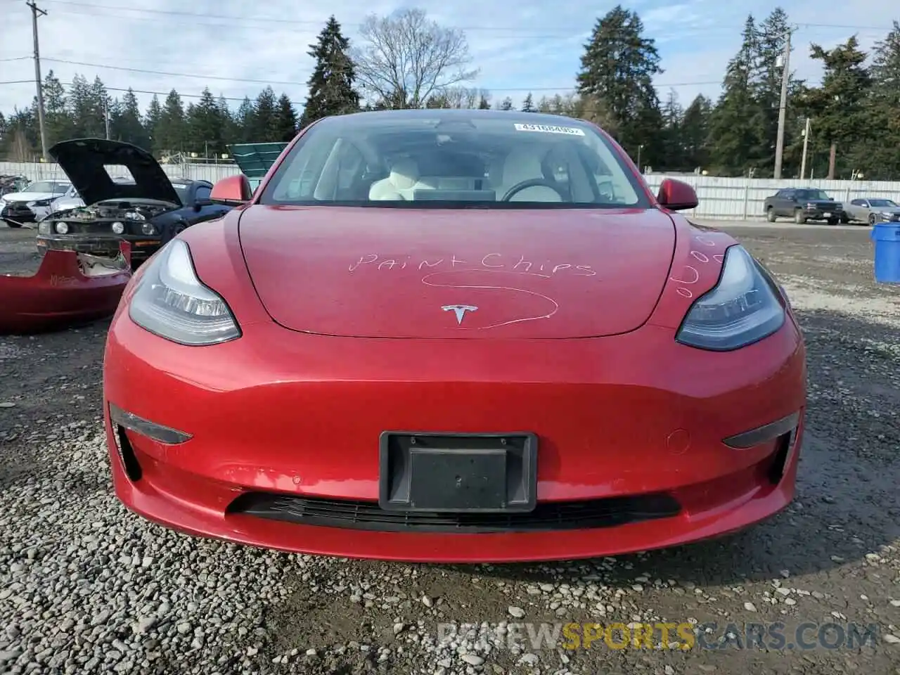 5 Photograph of a damaged car 5YJ3E1EB2MF847950 TESLA MODEL 3 2021