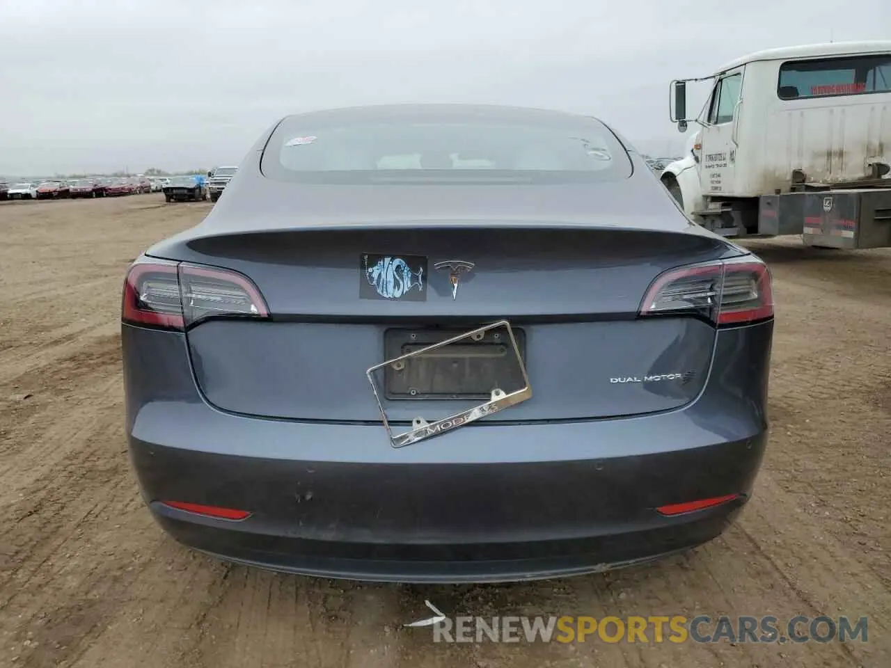 6 Photograph of a damaged car 5YJ3E1EB2MF852663 TESLA MODEL 3 2021
