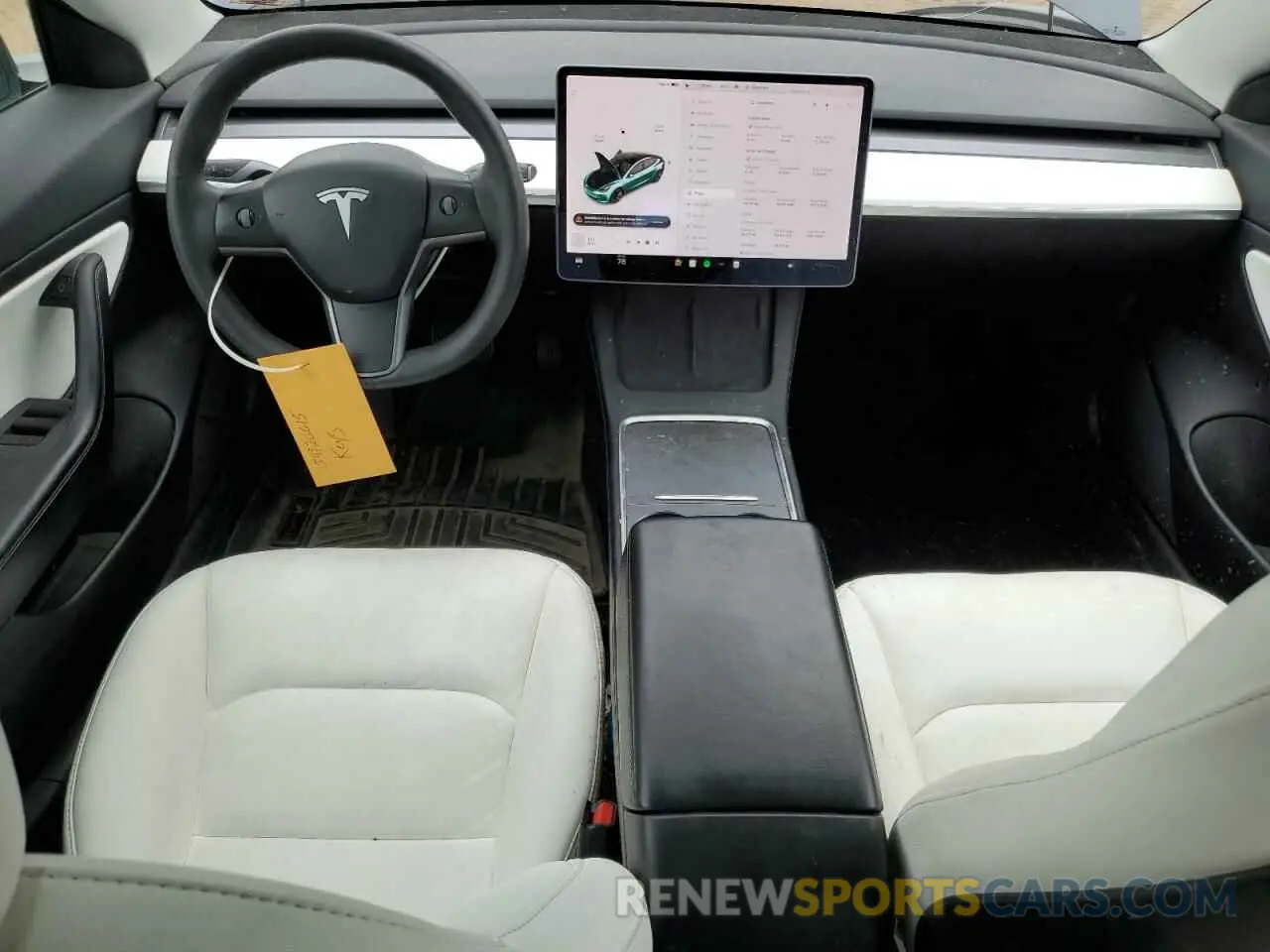 8 Photograph of a damaged car 5YJ3E1EB2MF852663 TESLA MODEL 3 2021