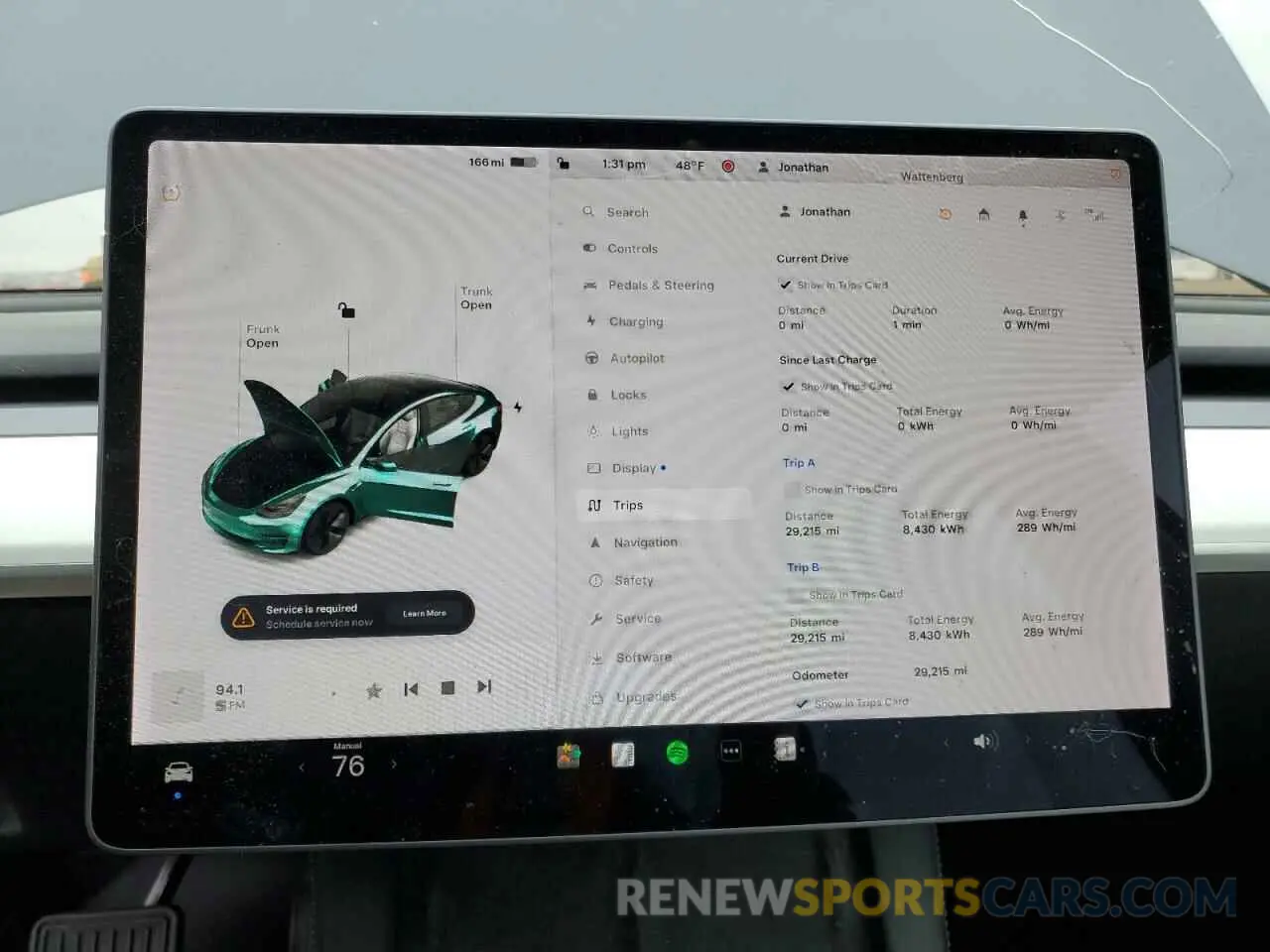 9 Photograph of a damaged car 5YJ3E1EB2MF852663 TESLA MODEL 3 2021