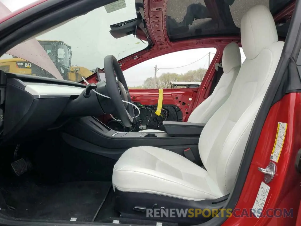 7 Photograph of a damaged car 5YJ3E1EB2MF855109 TESLA MODEL 3 2021