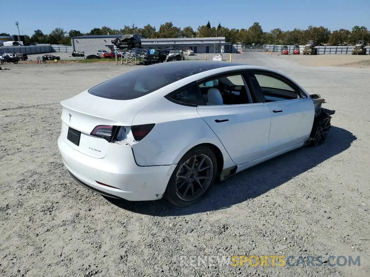 3 Photograph of a damaged car 5YJ3E1EB2MF927152 TESLA MODEL 3 2021