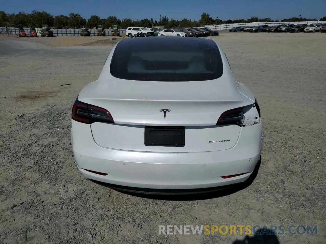 6 Photograph of a damaged car 5YJ3E1EB2MF927152 TESLA MODEL 3 2021