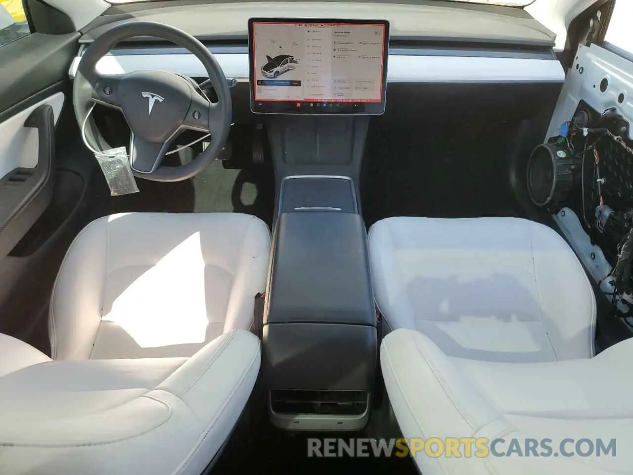 8 Photograph of a damaged car 5YJ3E1EB2MF927152 TESLA MODEL 3 2021