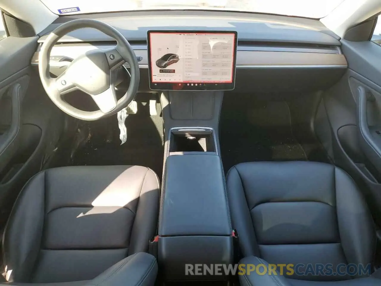 8 Photograph of a damaged car 5YJ3E1EB2MF927944 TESLA MODEL 3 2021