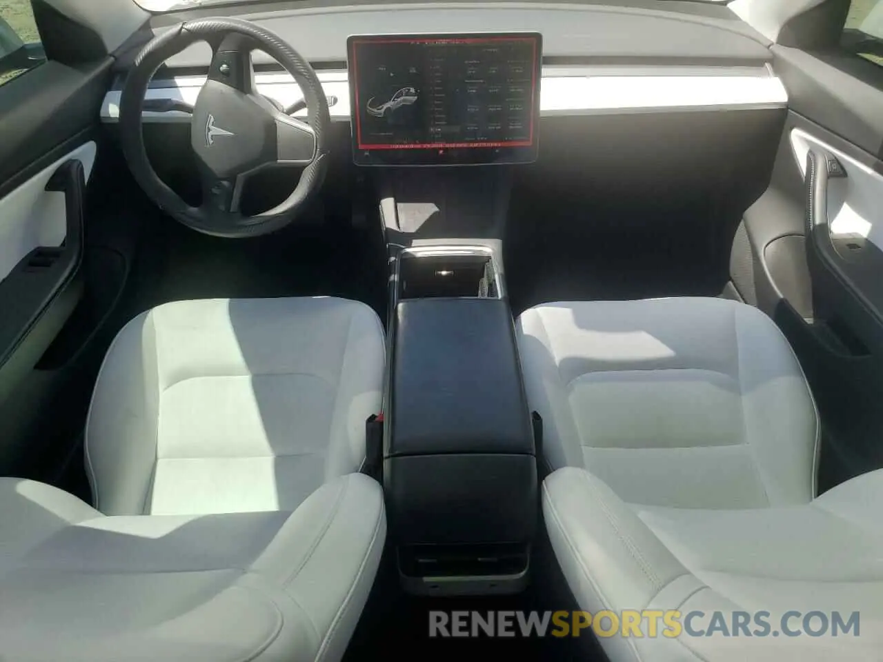 8 Photograph of a damaged car 5YJ3E1EB2MF937020 TESLA MODEL 3 2021