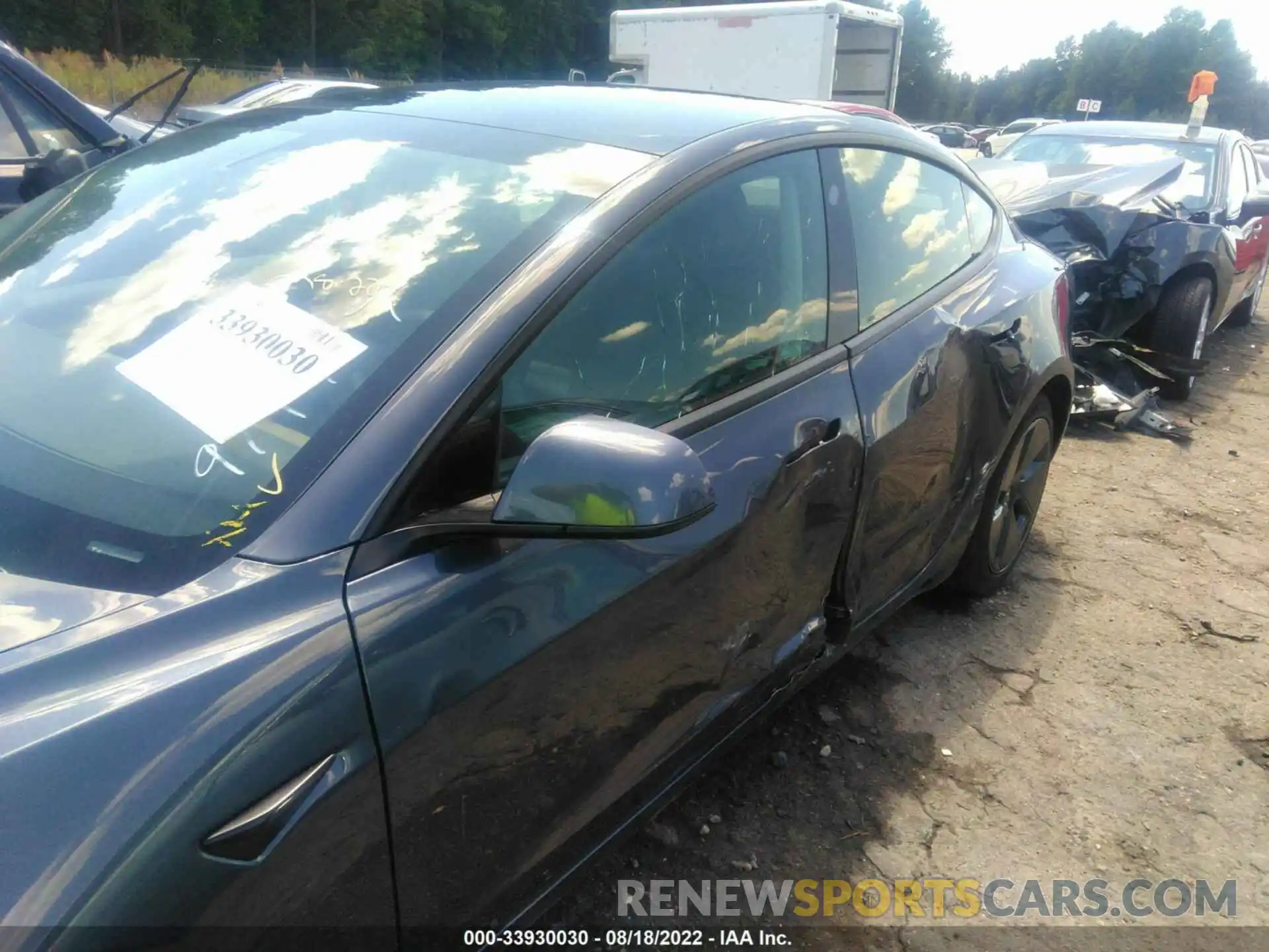 6 Photograph of a damaged car 5YJ3E1EB2MF974407 TESLA MODEL 3 2021