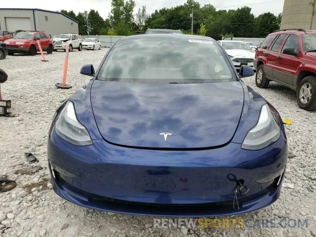 5 Photograph of a damaged car 5YJ3E1EB2MF980448 TESLA MODEL 3 2021