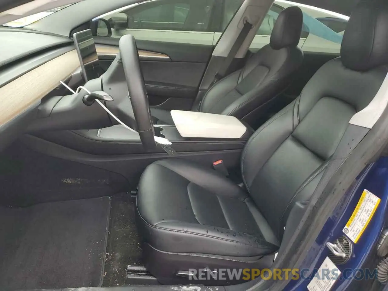 7 Photograph of a damaged car 5YJ3E1EB2MF980448 TESLA MODEL 3 2021