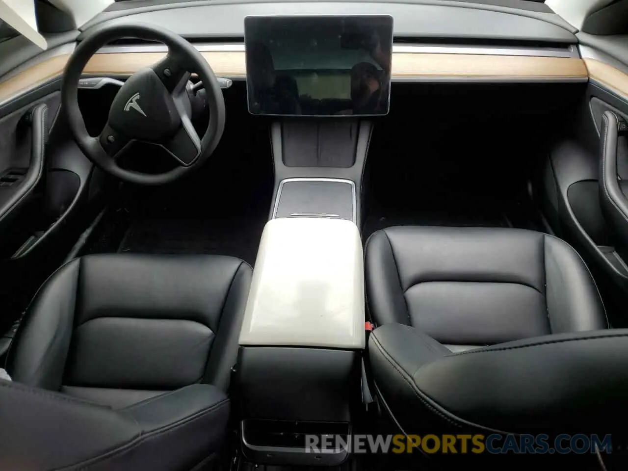 8 Photograph of a damaged car 5YJ3E1EB2MF980448 TESLA MODEL 3 2021