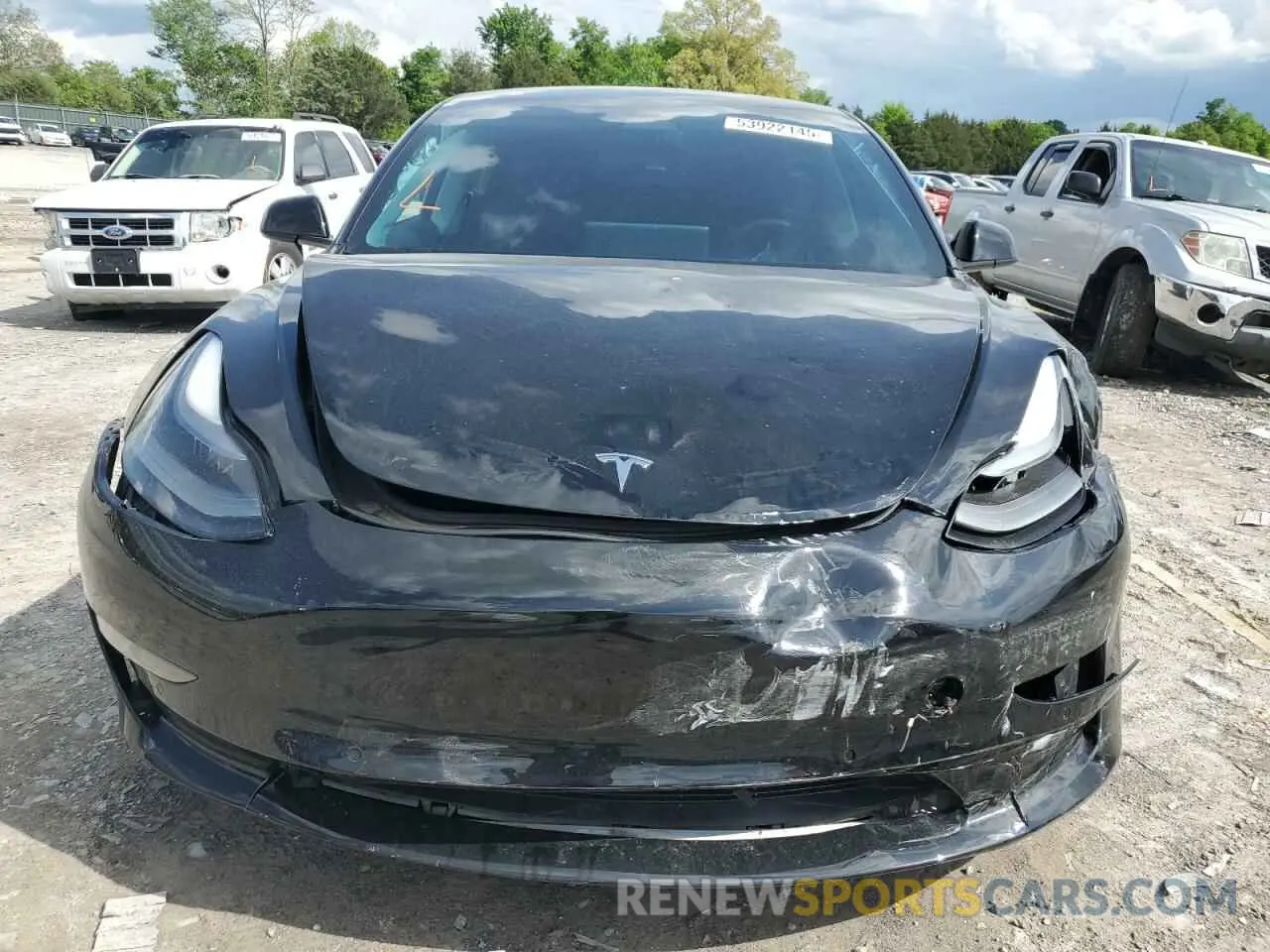 5 Photograph of a damaged car 5YJ3E1EB2MF989974 TESLA MODEL 3 2021
