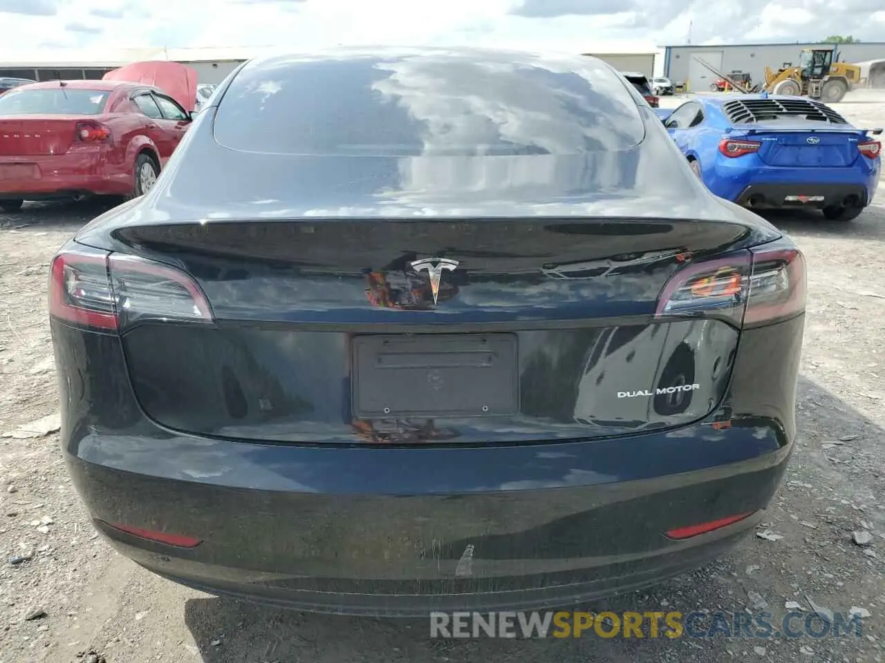 6 Photograph of a damaged car 5YJ3E1EB2MF989974 TESLA MODEL 3 2021