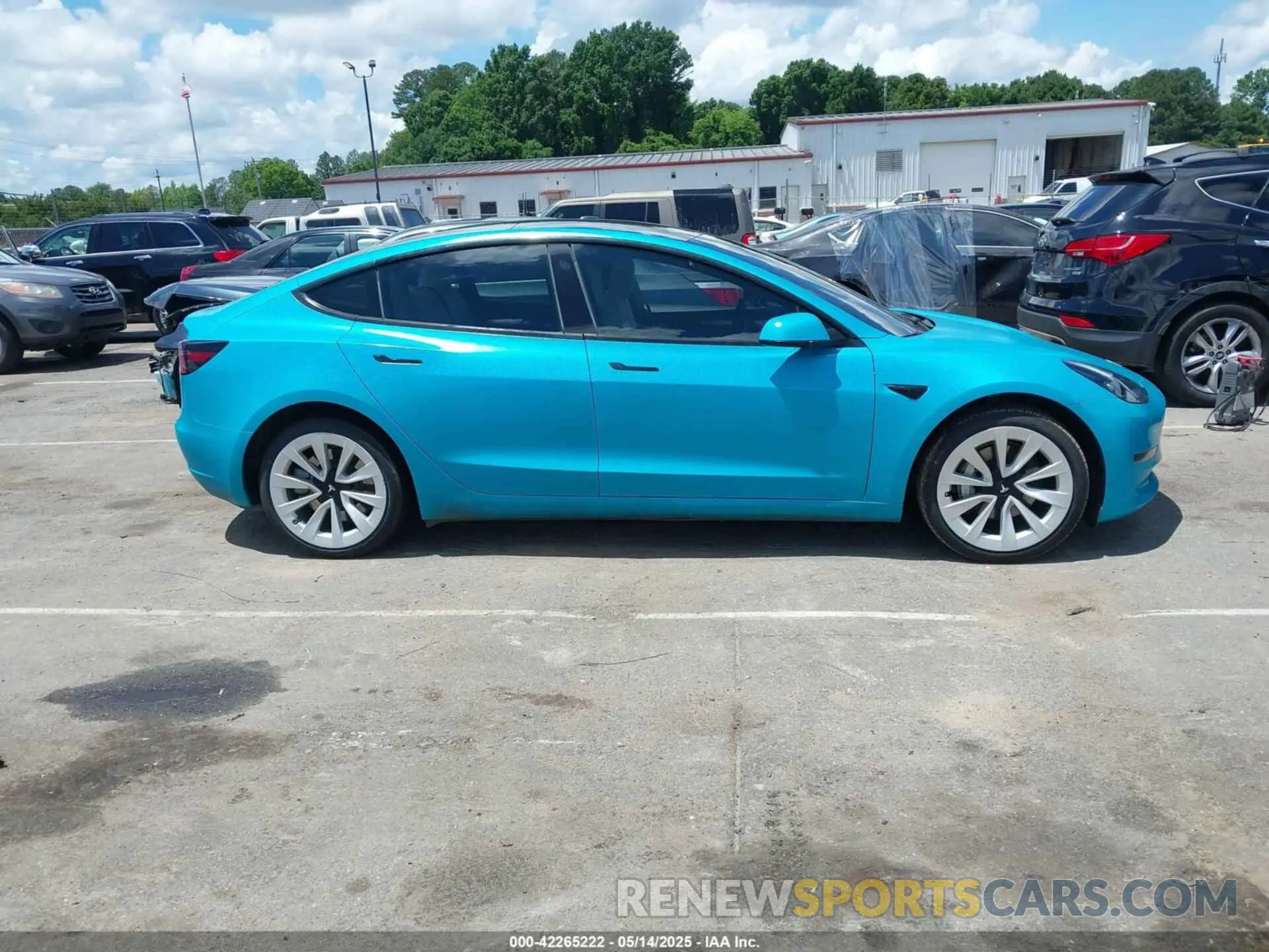 12 Photograph of a damaged car 5YJ3E1EB2MF990302 TESLA MODEL 3 2021