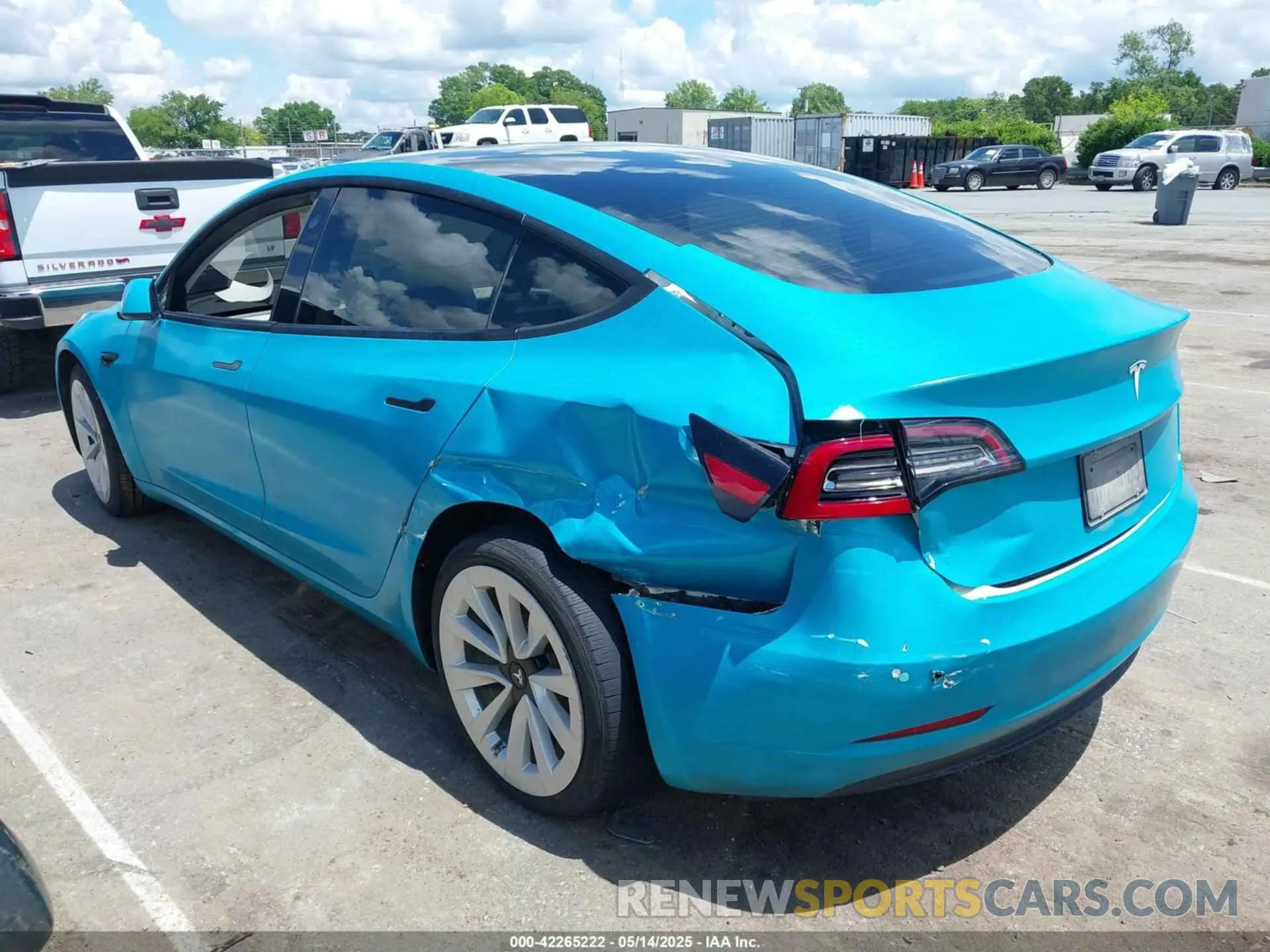 13 Photograph of a damaged car 5YJ3E1EB2MF990302 TESLA MODEL 3 2021
