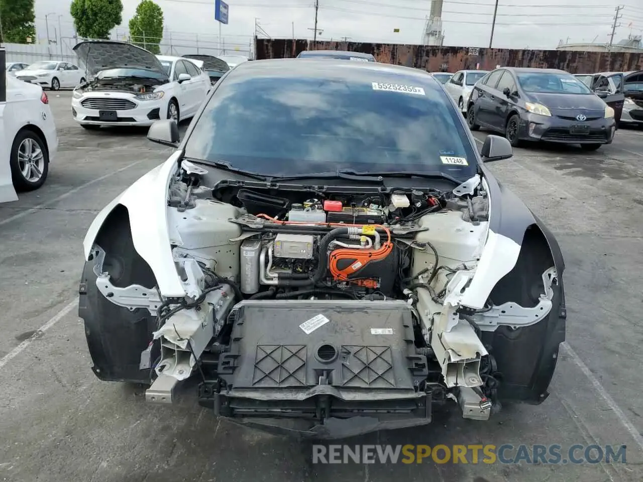 5 Photograph of a damaged car 5YJ3E1EB3MF003786 TESLA MODEL 3 2021