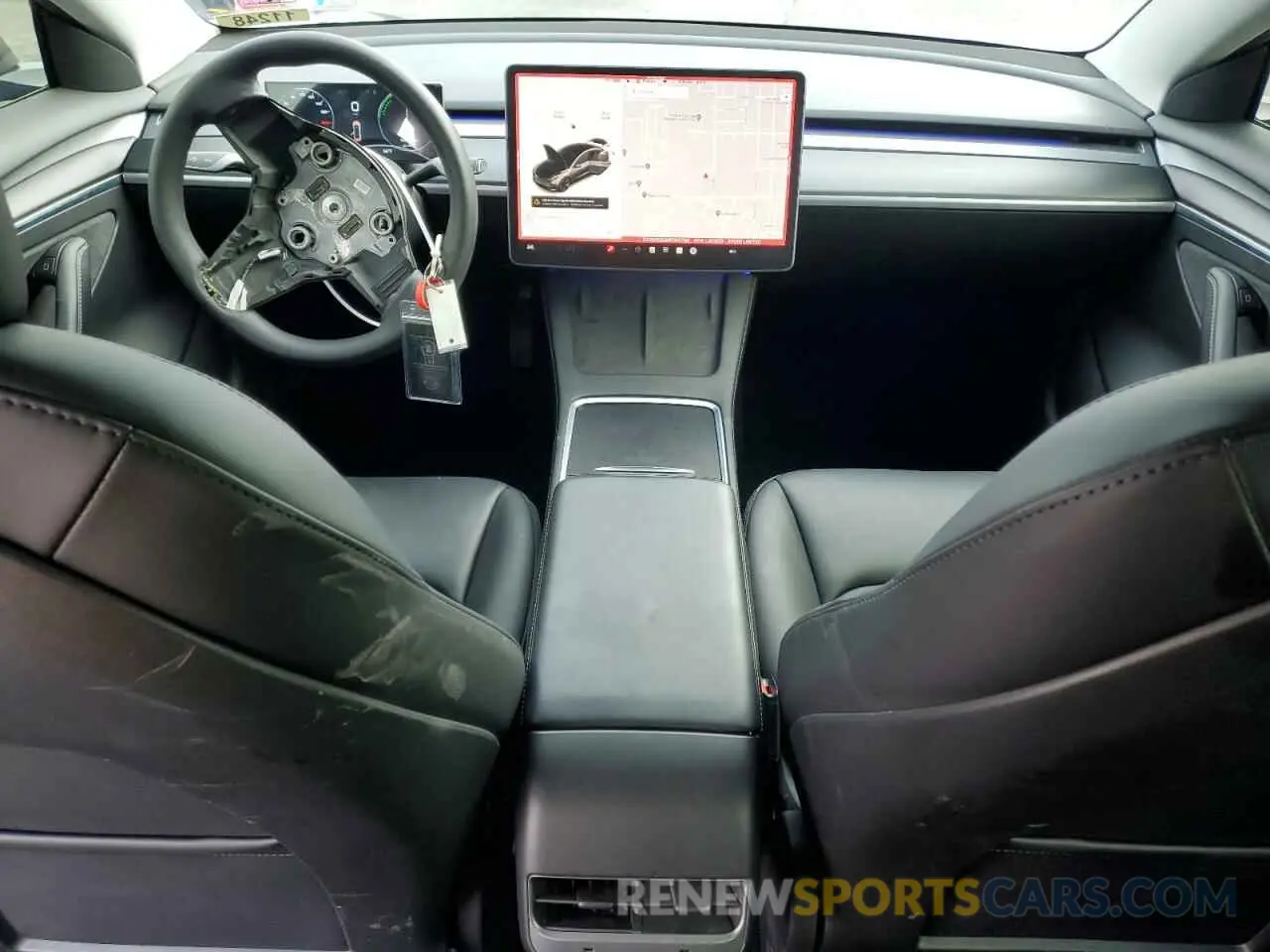 8 Photograph of a damaged car 5YJ3E1EB3MF003786 TESLA MODEL 3 2021
