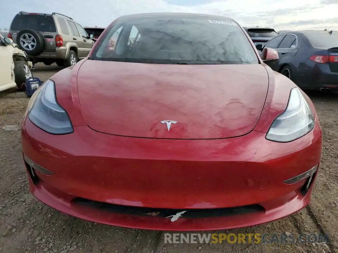 5 Photograph of a damaged car 5YJ3E1EB3MF035590 TESLA MODEL 3 2021