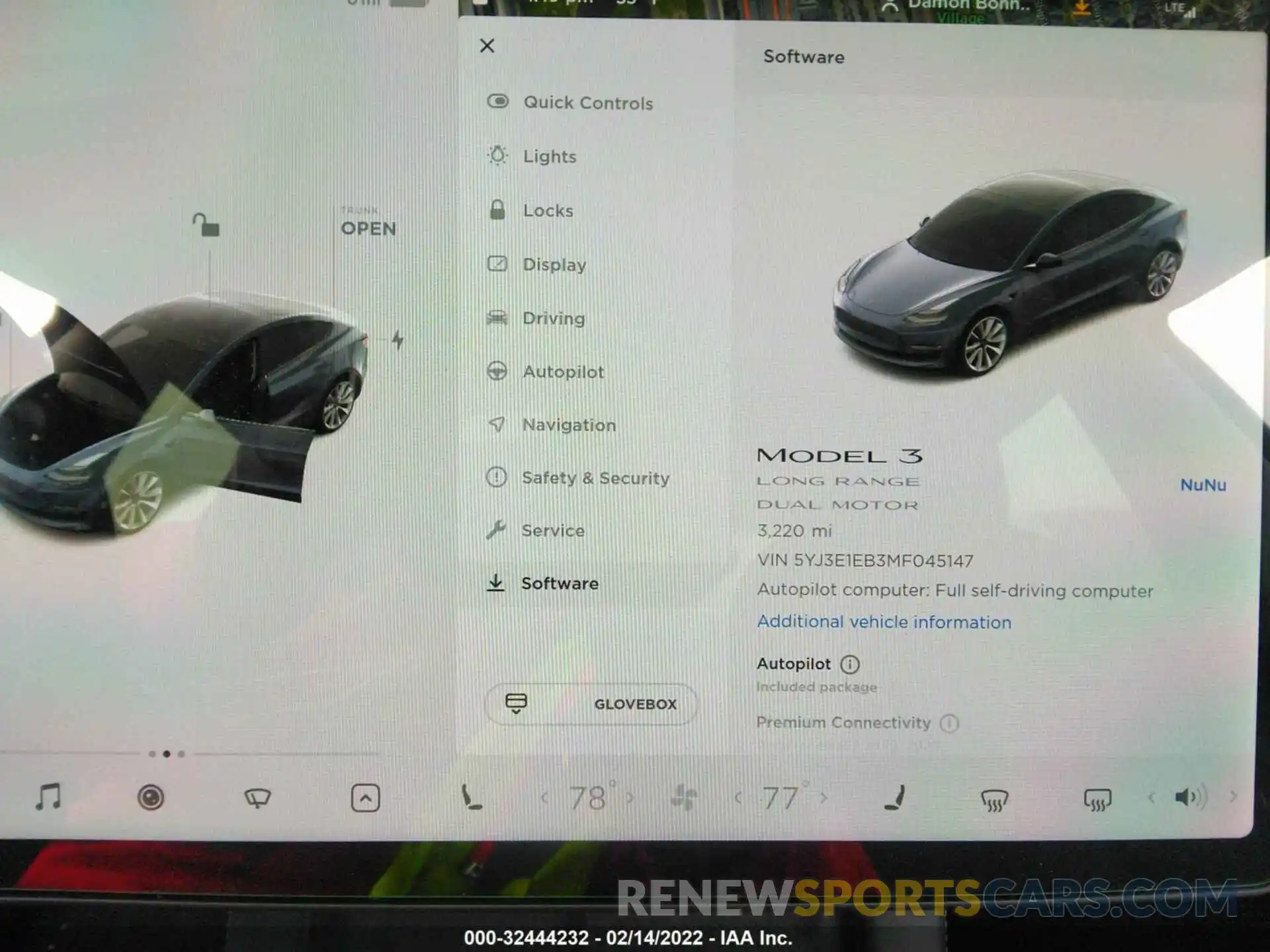 7 Photograph of a damaged car 5YJ3E1EB3MF045147 TESLA MODEL 3 2021